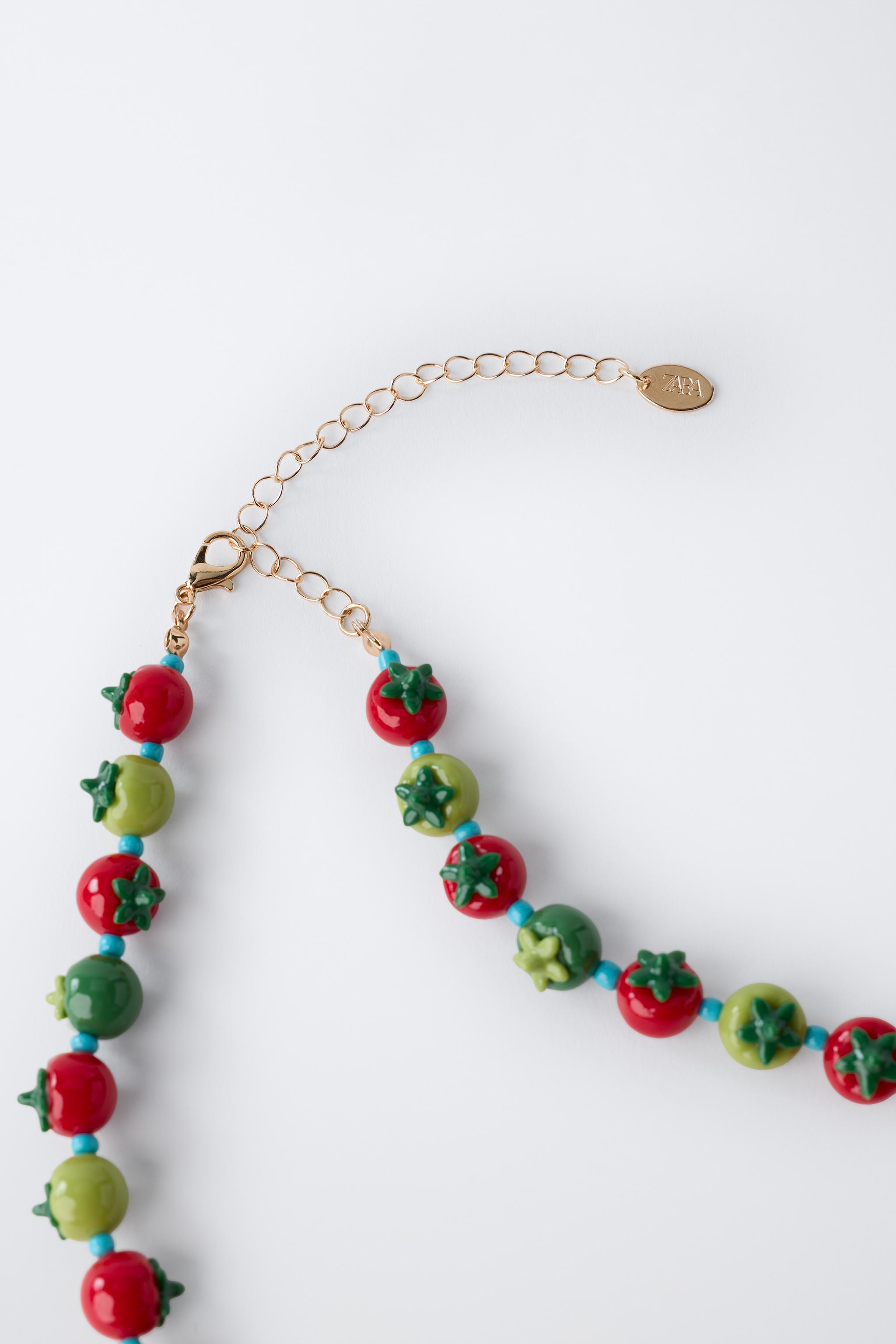 COLLIER FANTAISIE TOMATES